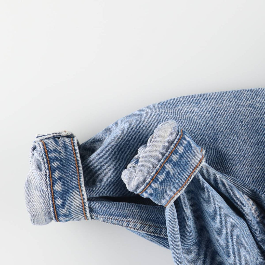 Vintage 80s-90'S Levi's 70503-0214 denim jacket, men's size M cotton blue type Vintage Second Hand