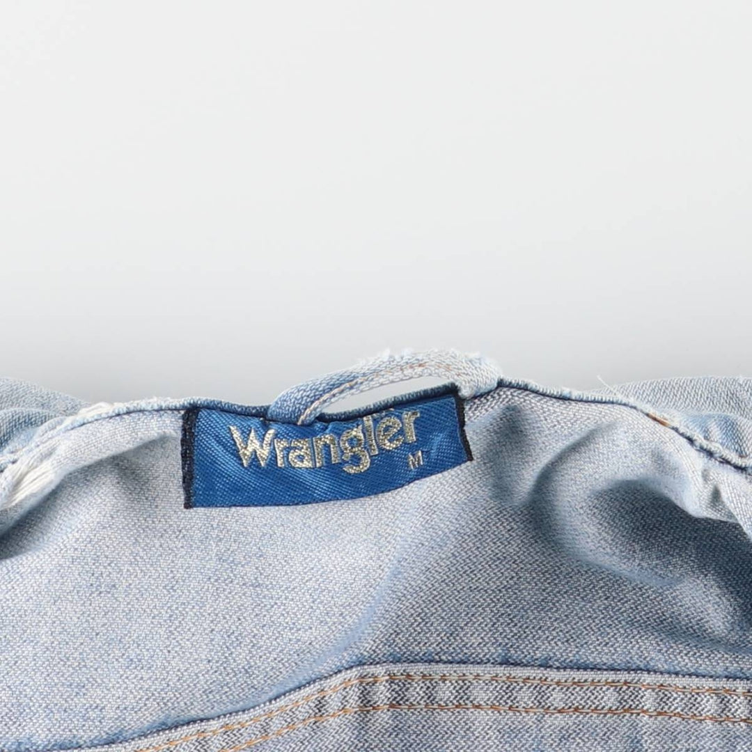Wrangler denim jacket, men's size M cotton blue type Vintage Second Hand