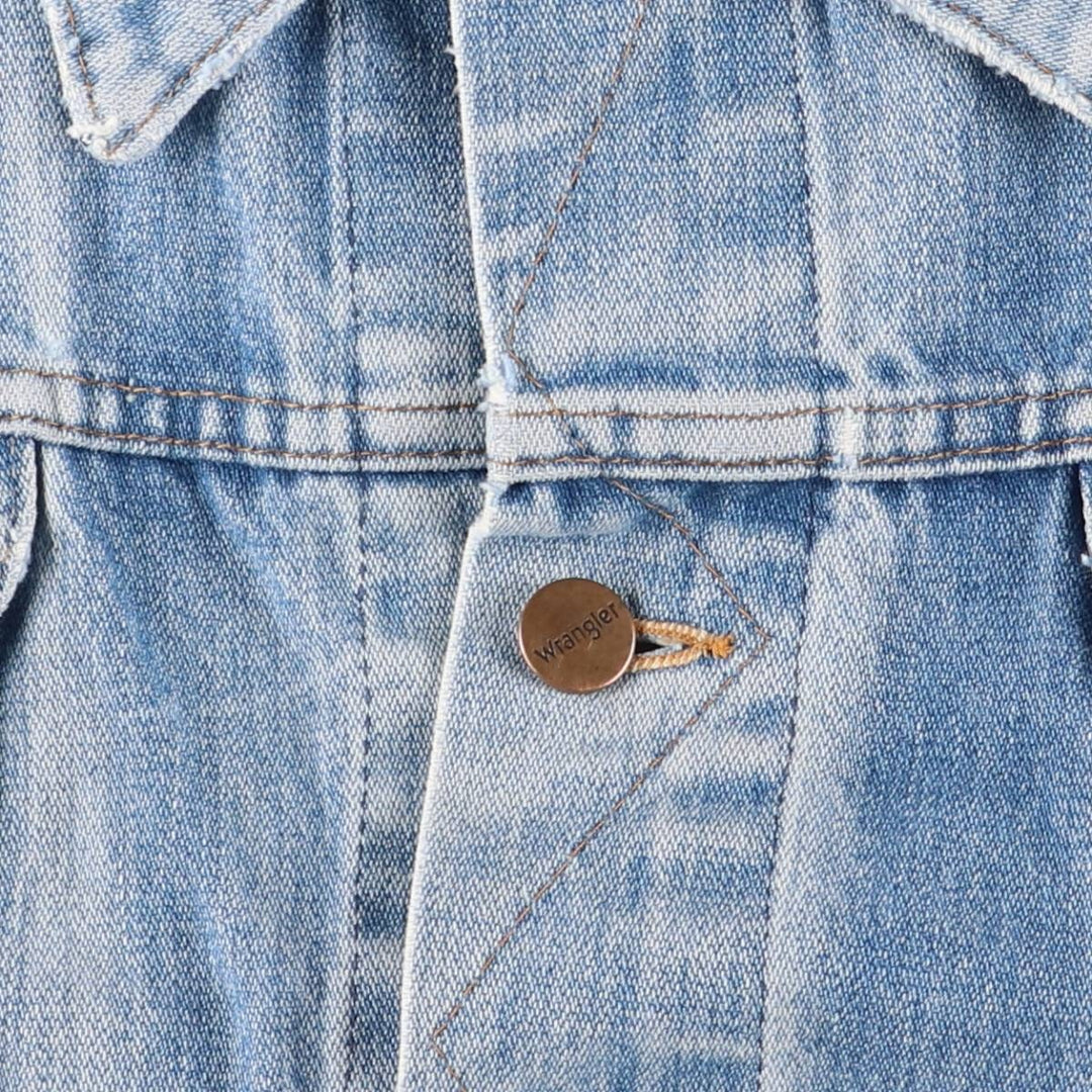 Wrangler denim jacket, men's size M cotton blue type Vintage Second Hand