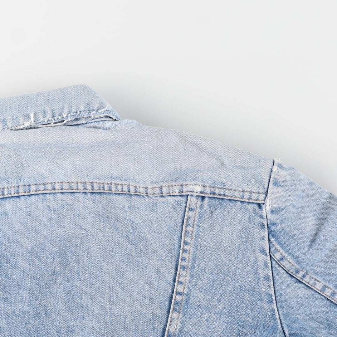 Wrangler denim jacket, men's size M cotton blue type Vintage Second Hand
