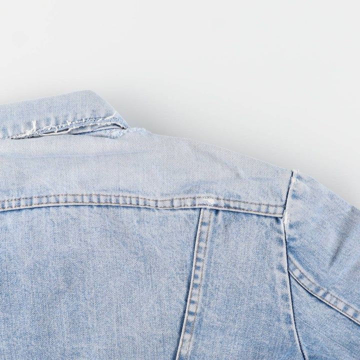 Wrangler denim jacket, men's size M cotton blue type Vintage Second Hand