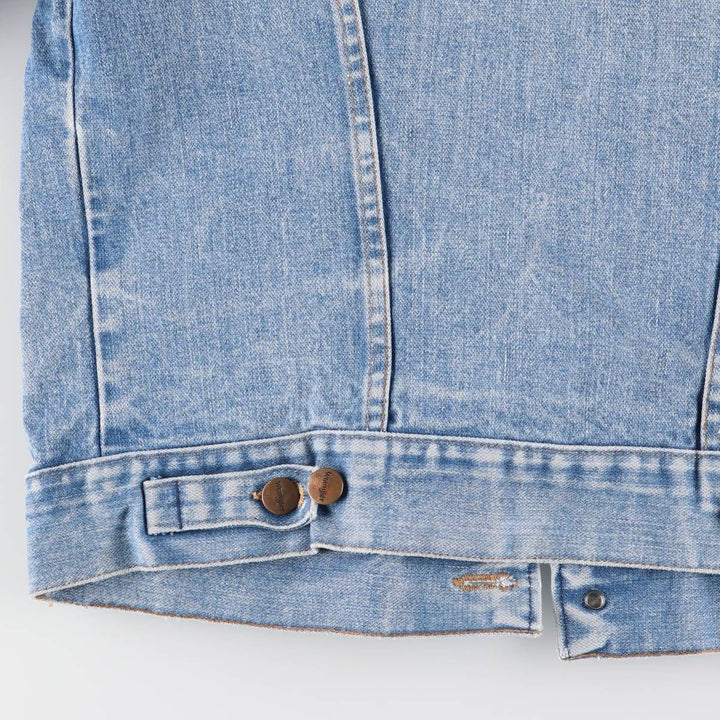 Wrangler denim jacket, men's size M cotton blue type Vintage Second Hand