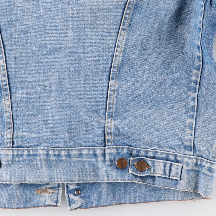 Wrangler denim jacket, men's size M cotton blue type Vintage Second Hand