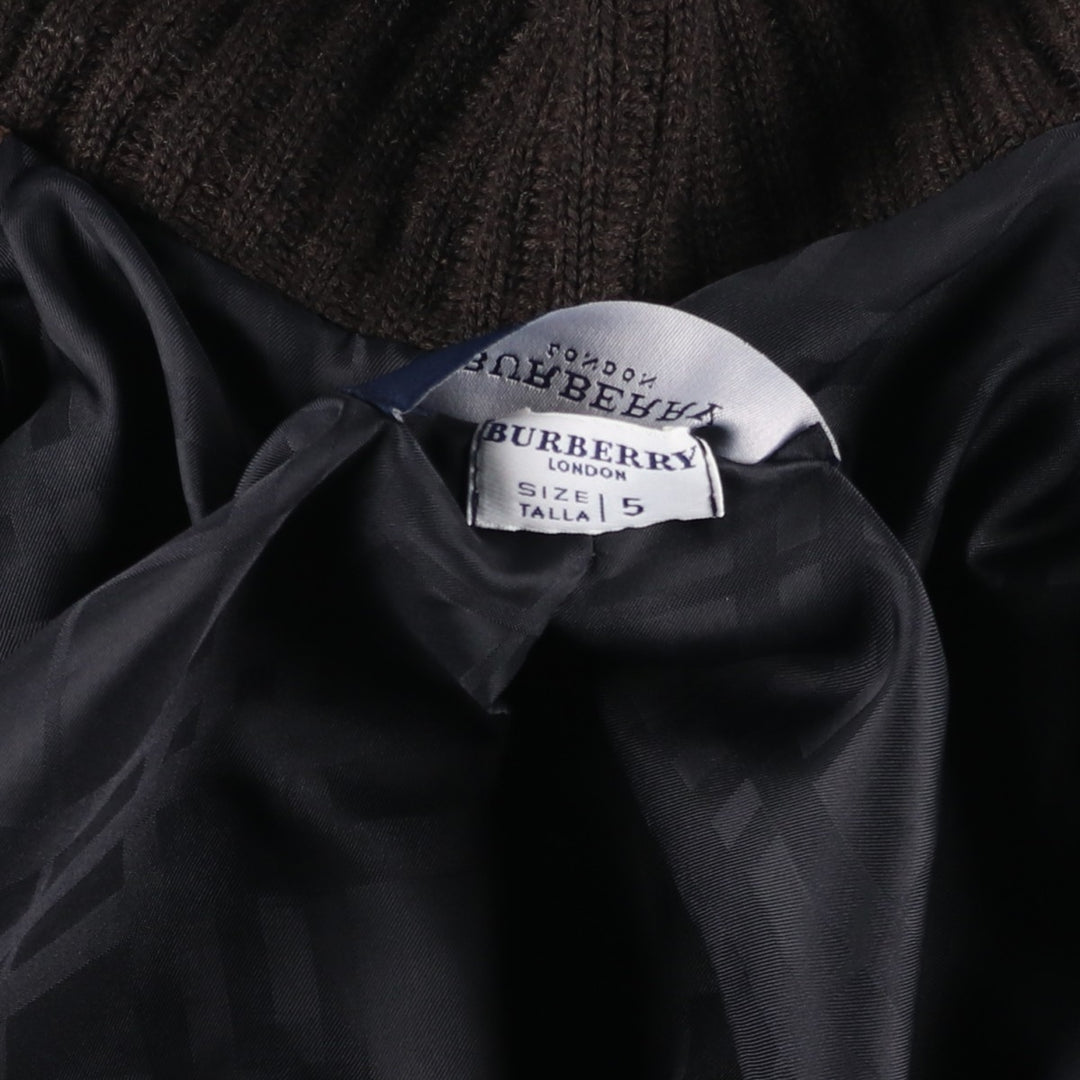 Burberry's BURBERRY LONDON corduroy wool jacket, men's size S Merino wool brown type Vintage Second Hand