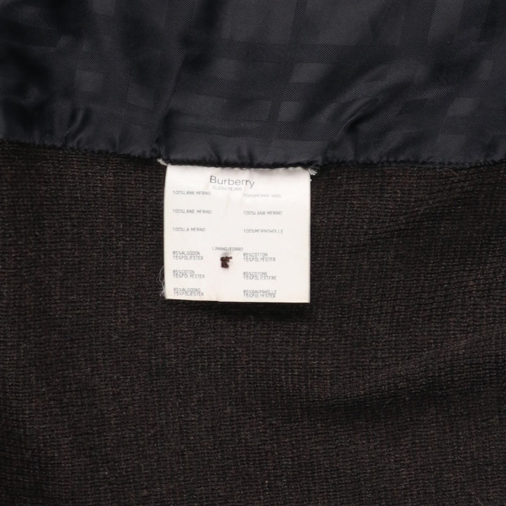 Burberry's BURBERRY LONDON corduroy wool jacket, men's size S Merino wool brown type Vintage Second Hand