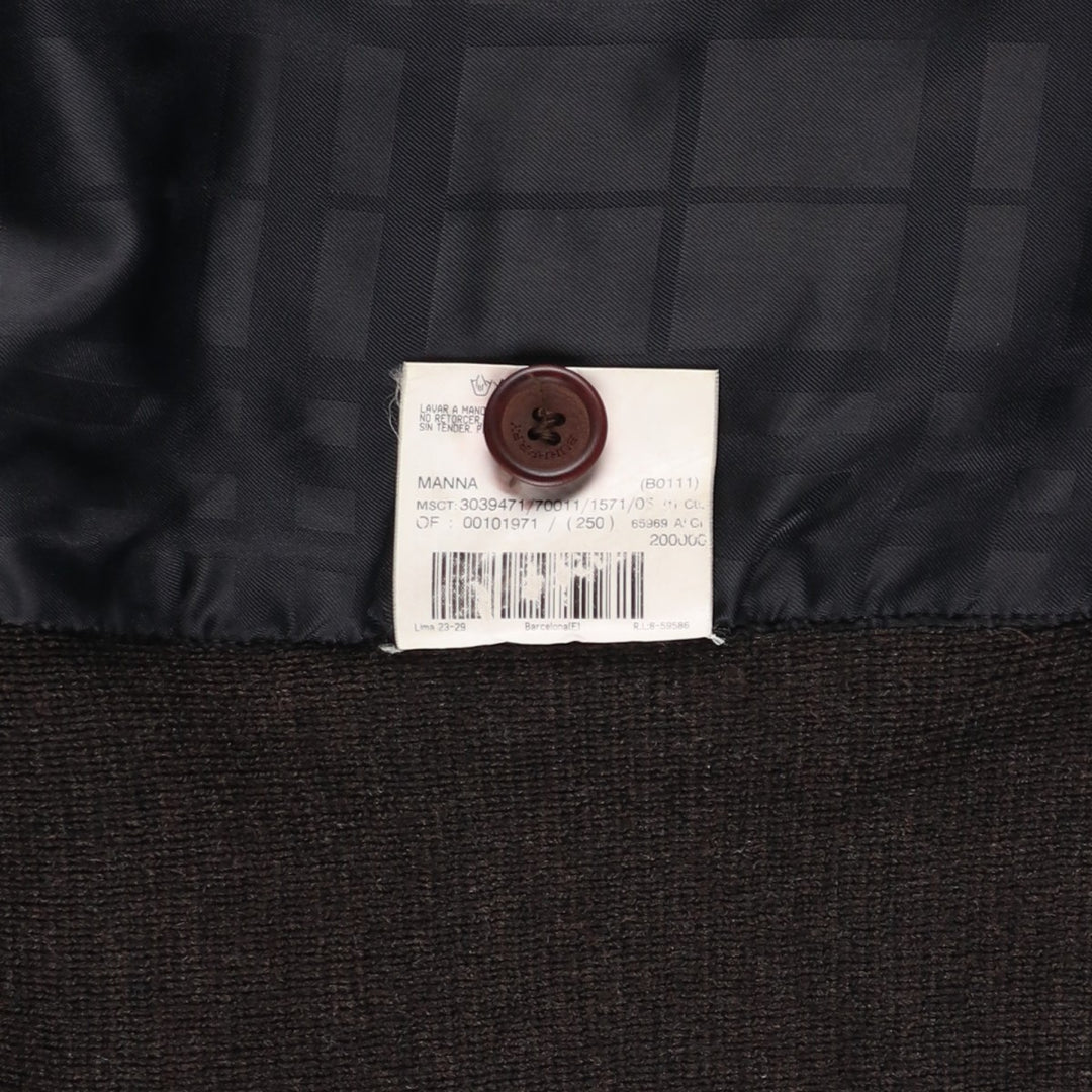 Burberry's BURBERRY LONDON corduroy wool jacket, men's size S Merino wool brown type Vintage Second Hand