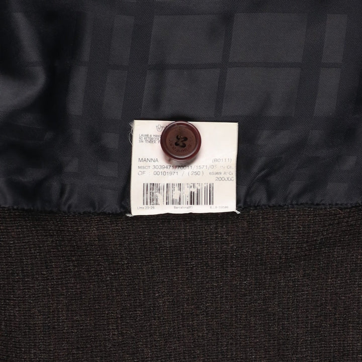 Burberry's BURBERRY LONDON corduroy wool jacket, men's size S Merino wool brown type Vintage Second Hand