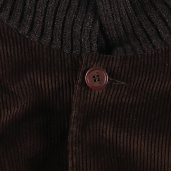 Burberry's BURBERRY LONDON corduroy wool jacket, men's size S Merino wool brown type Vintage Second Hand