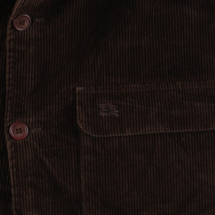 Burberry's BURBERRY LONDON corduroy wool jacket, men's size S Merino wool brown type Vintage Second Hand