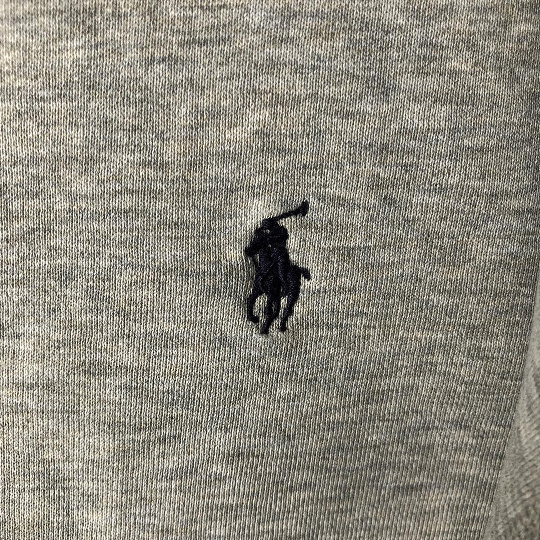 Ralph Lauren POLO by Ralph Lauren One Point Logo Sweatshirt Trainer Men's XL cotton gray type Vintage Second Hand
