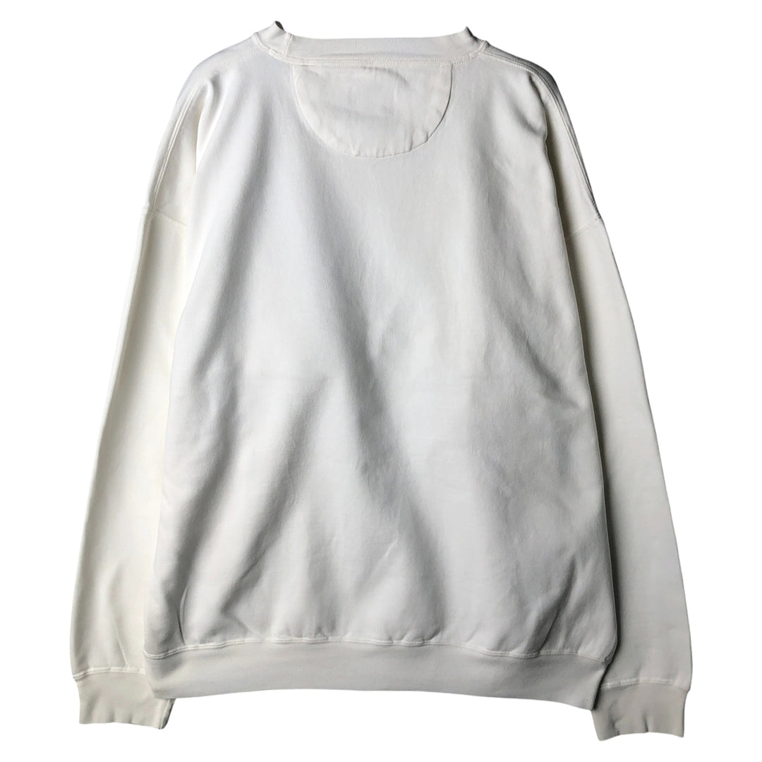 Vintage 1980'S Ralph Lauren CHAPS logo sweatshirt, men's size L cotton white type Vintage Second Hand