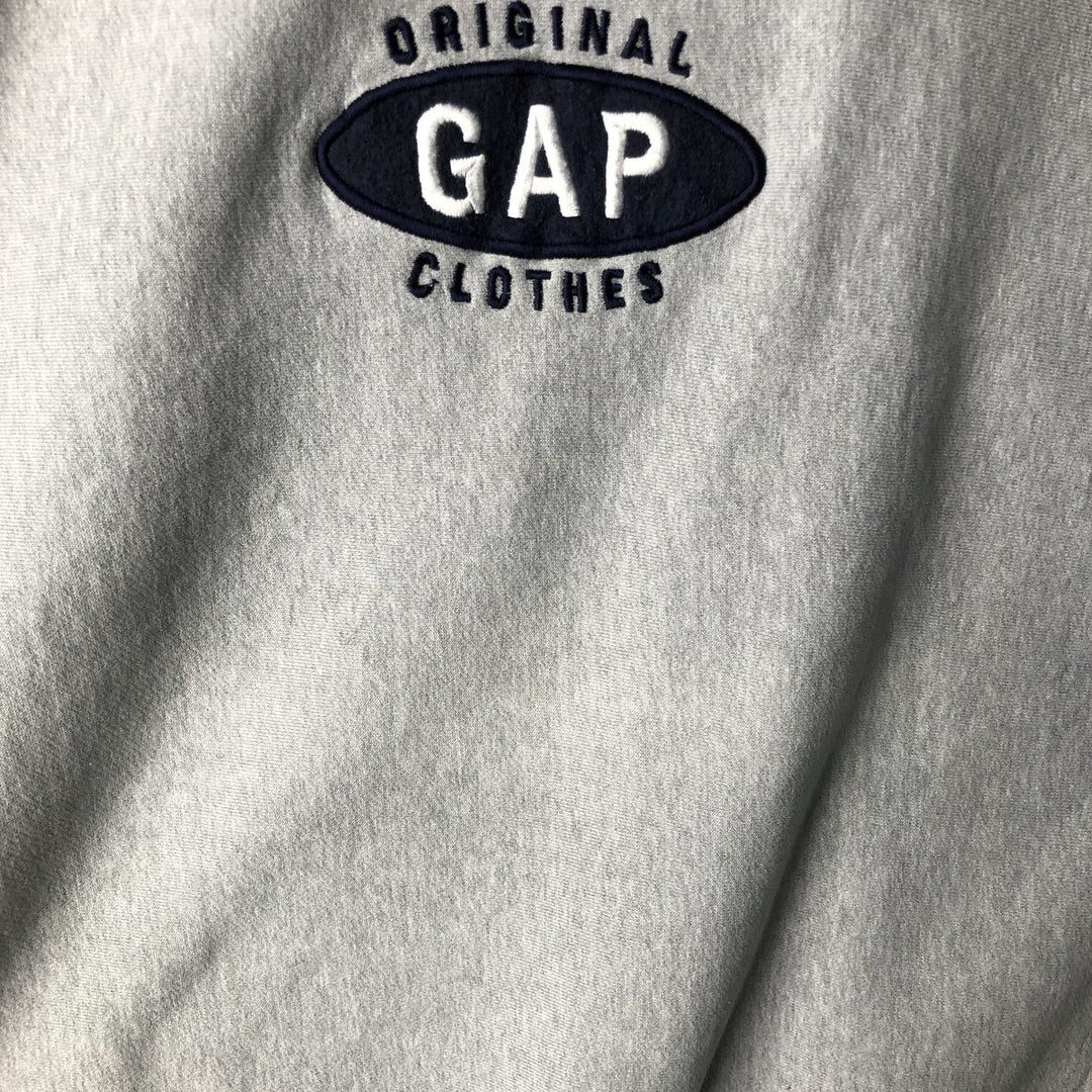 Vintage 90'S GAP logo sweatshirt, men's size XL. cotton gray type Vintage Second Hand