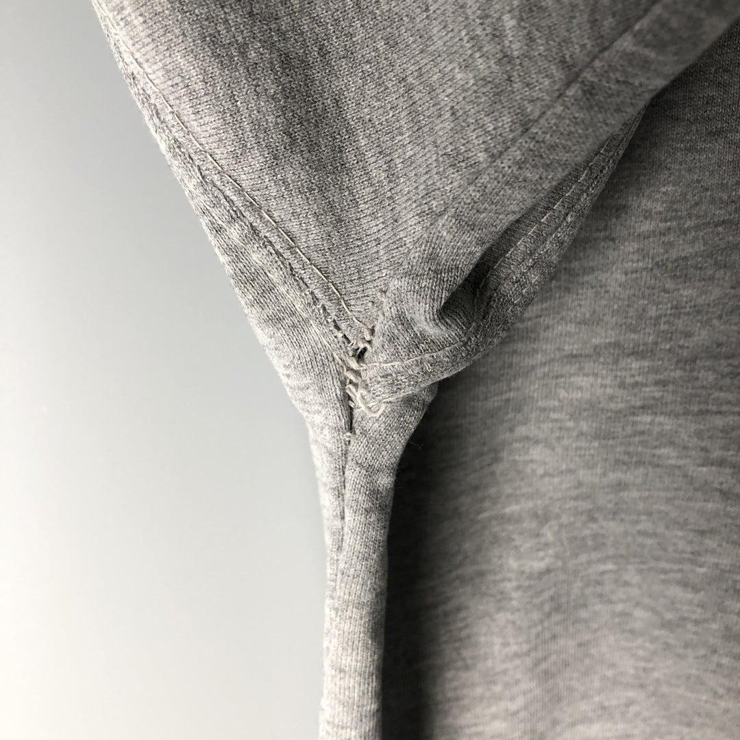 Ralph Lauren CHAPS logo sweatshirt, men's size L cotton gray type Vintage Second Hand