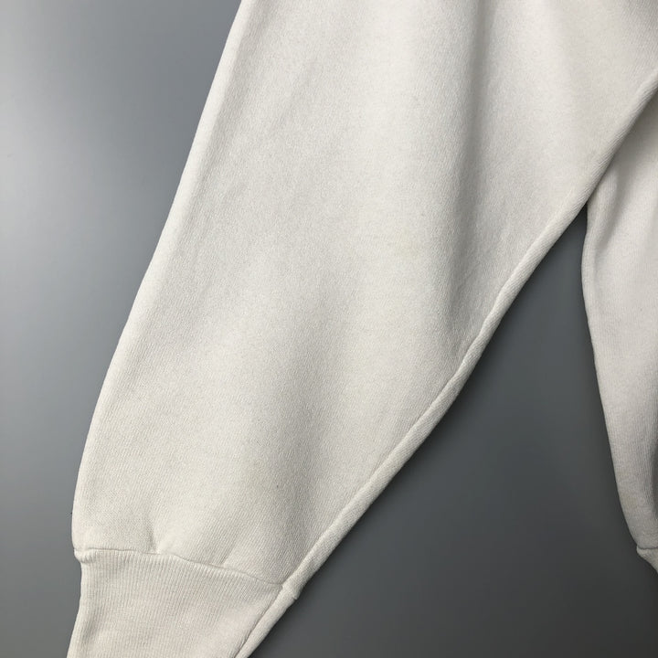 Vintage 1980'S Guess by Georges Marciano logo sweatshirt, made in the USA, size L, men's unclear white type Vintage Second Hand