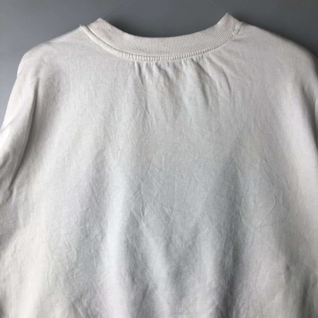 BLONDIE Print Band Sweatshirt, Men's, Size L, Vintage unclear white type Vintage Second Hand