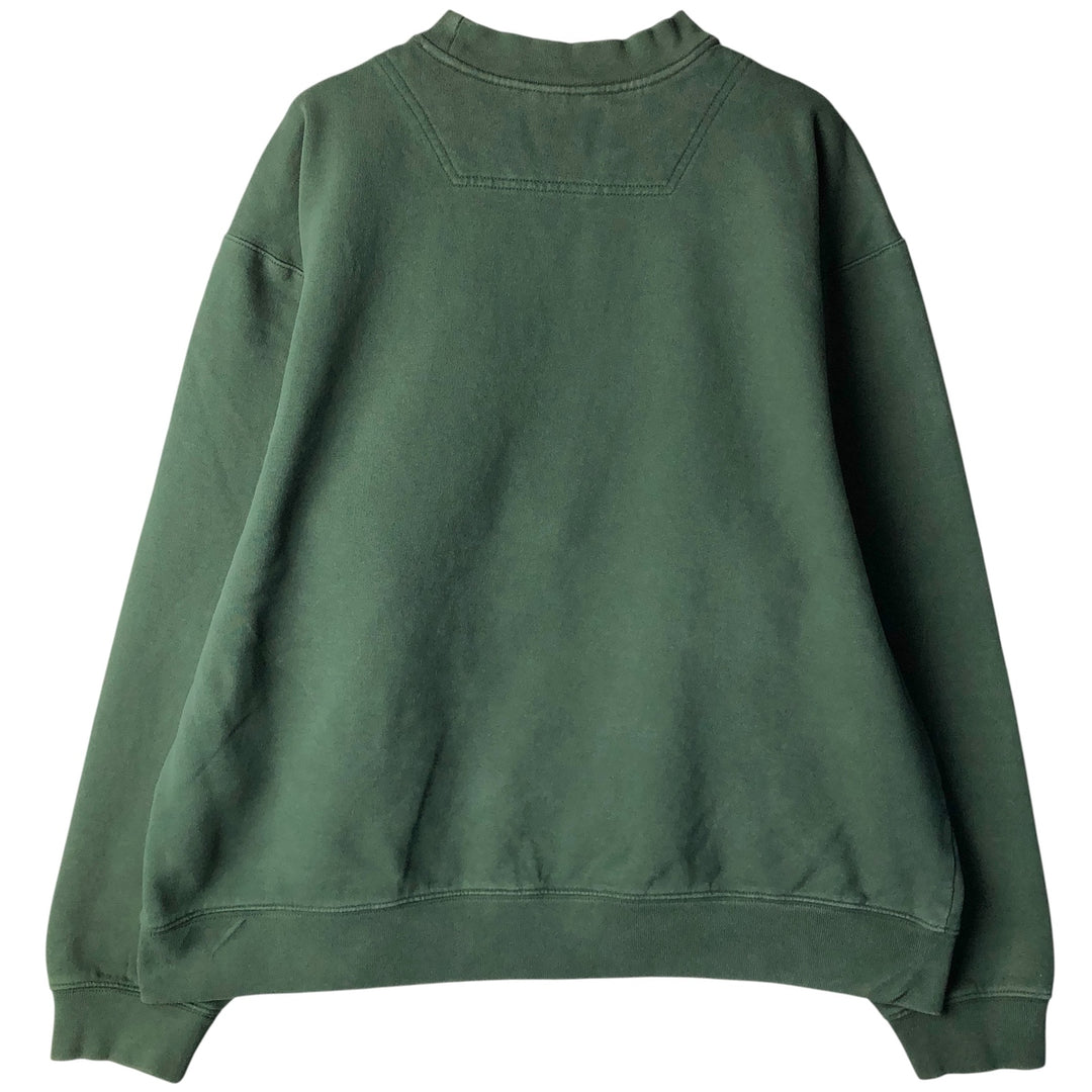 LLBean logo sweatshirt, men's size XL cotton Green type dark green Vintage Second Hand