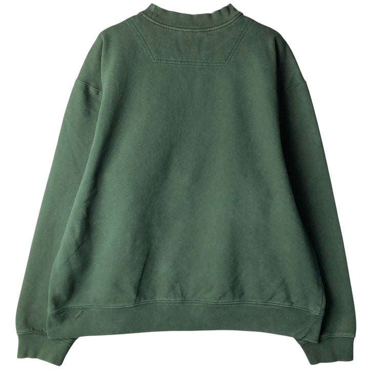 LLBean logo sweatshirt, men's size XL cotton Green type dark green Vintage Second Hand