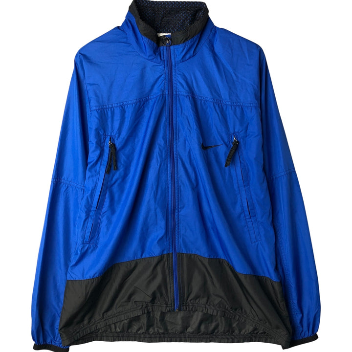 90'S Nike Windbreaker Men's M Size Vintage polyester blue type Vintage Second Hand