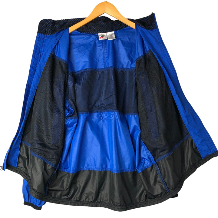 90'S Nike Windbreaker Men's M Size Vintage polyester blue type Vintage Second Hand