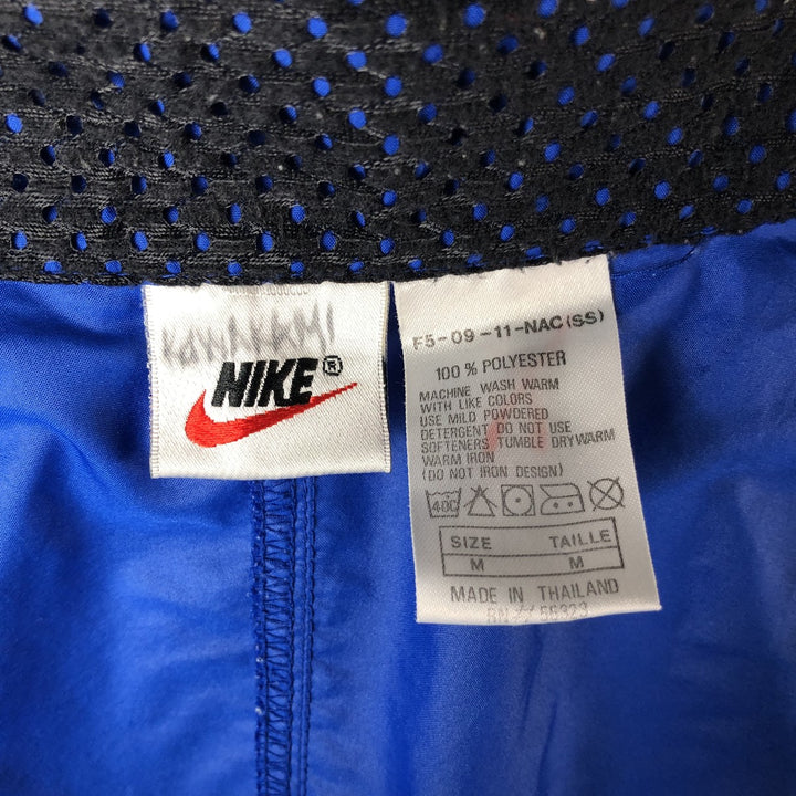 90'S Nike Windbreaker Men's M Size Vintage polyester blue type Vintage Second Hand