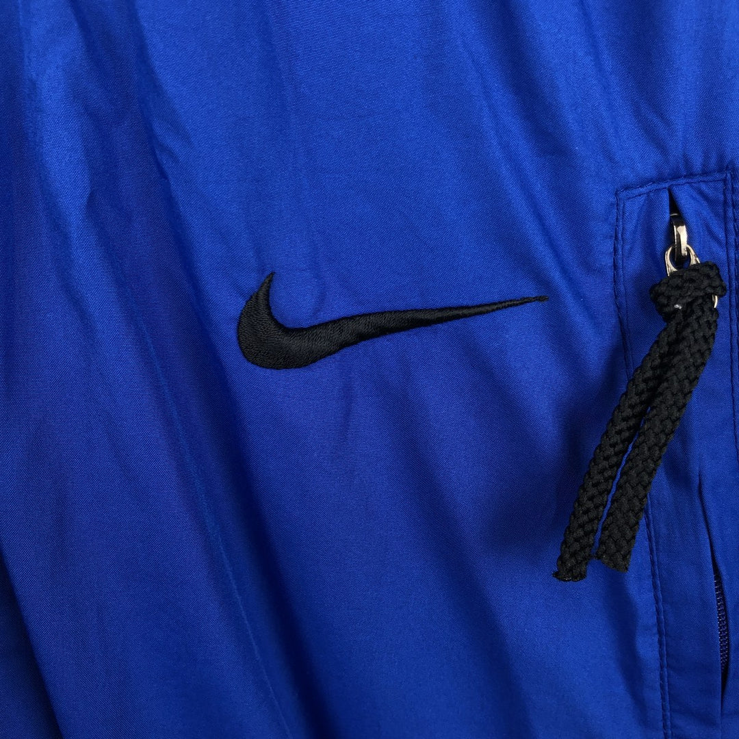90'S Nike Windbreaker Men's M Size Vintage polyester blue type Vintage Second Hand