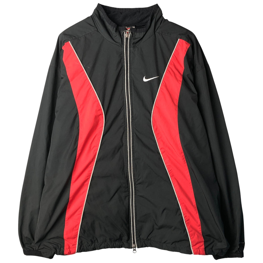 Vintage 90'S Nike CLIMA FIT Windbreaker, Made in USA, Men's XL unclear black type Vintage Second Hand