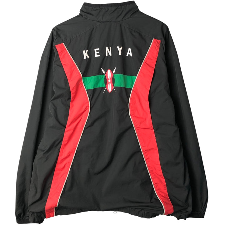 Vintage 90'S Nike CLIMA FIT Windbreaker, Made in USA, Men's XL unclear black type Vintage Second Hand