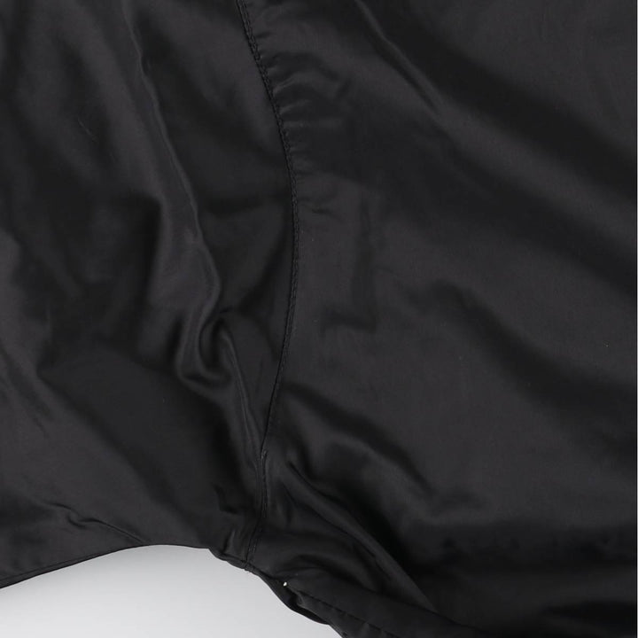 90s-00'S Adidas Half-Zip Hooded Nylon Pullover with Back Logo, Men's Size XL Nylon black type Vintage Second Hand