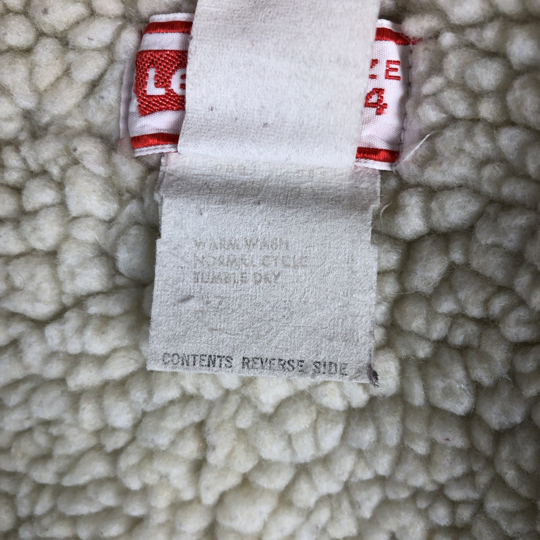 Vintage 1980'S Levi's denim jacket, made in the USA, size L, men's unclear blue type Vintage Second Hand