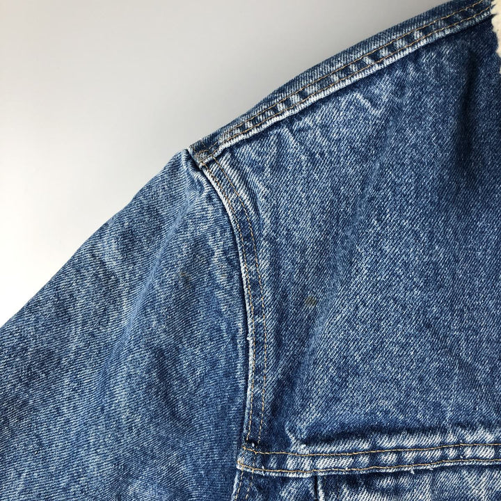 Vintage 1980'S Levi's denim jacket, made in the USA, size L, men's unclear blue type Vintage Second Hand