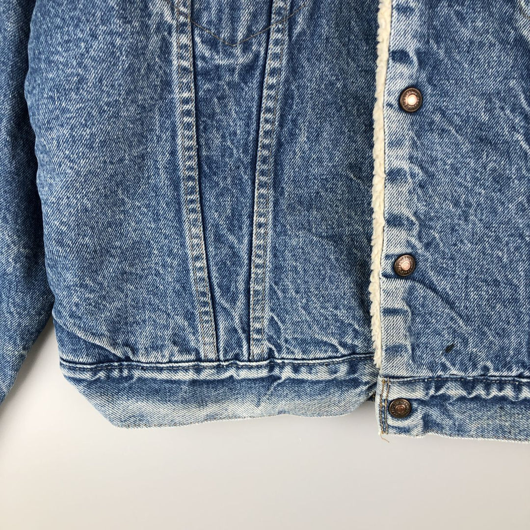 Vintage 1980'S Levi's denim jacket, made in the USA, size L, men's unclear blue type Vintage Second Hand