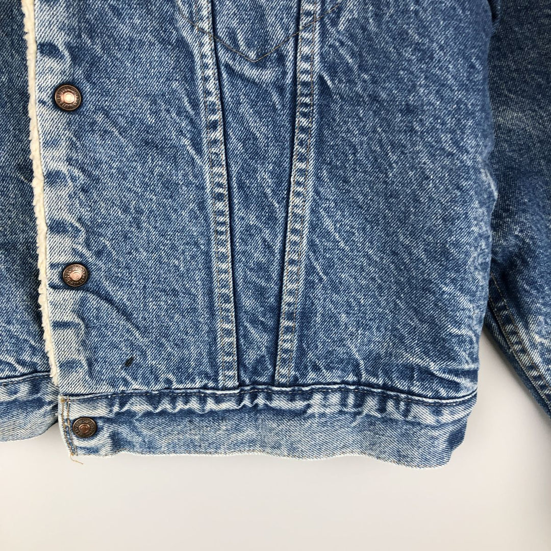 Vintage 1980'S Levi's denim jacket, made in the USA, size L, men's unclear blue type Vintage Second Hand