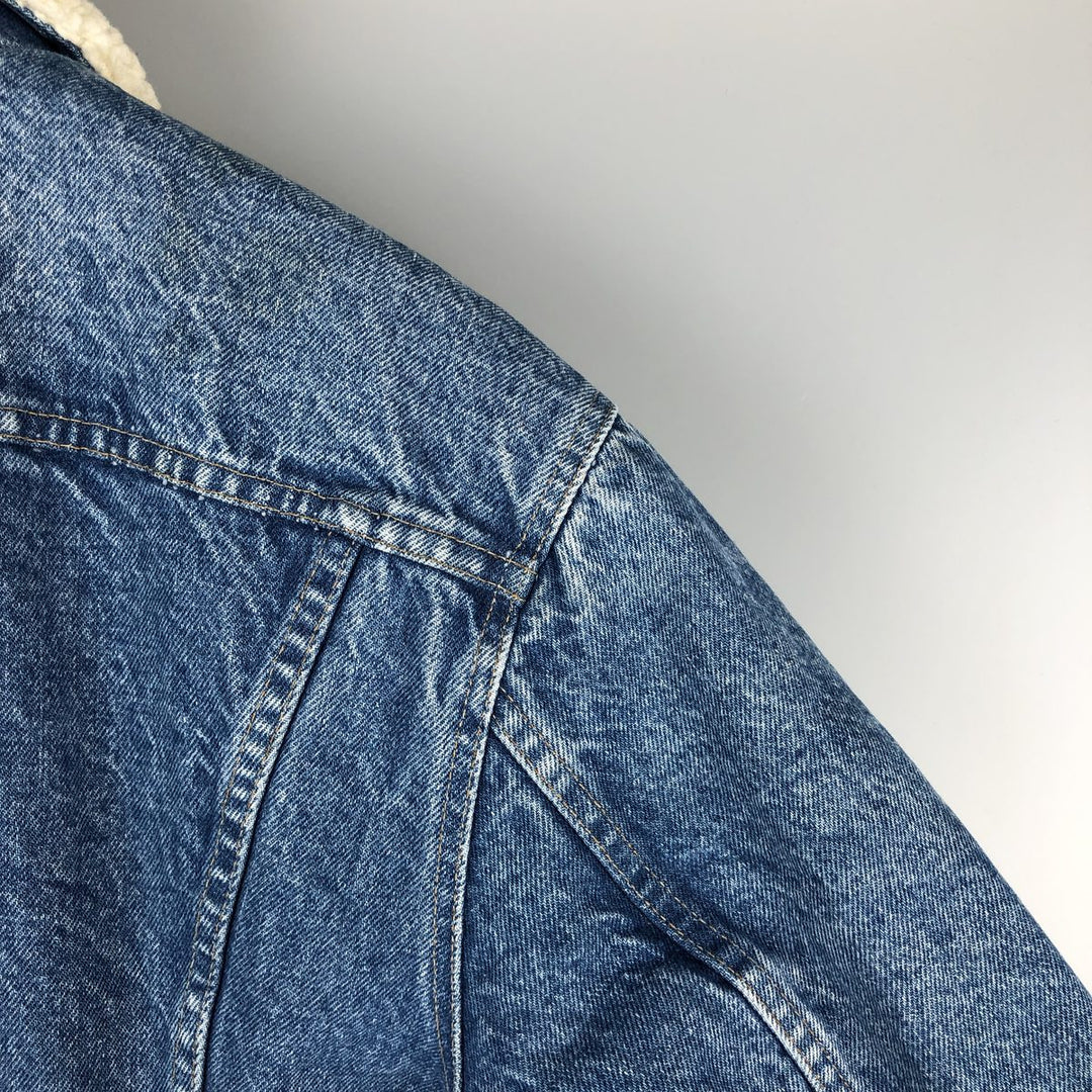 Vintage 1980'S Levi's denim jacket, made in the USA, size L, men's unclear blue type Vintage Second Hand