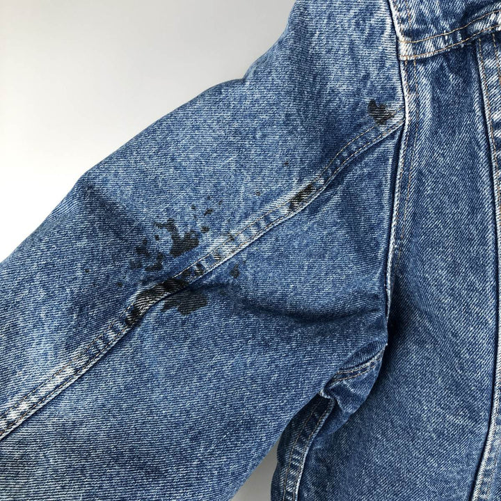 Vintage 1980'S Levi's denim jacket, made in the USA, size L, men's unclear blue type Vintage Second Hand