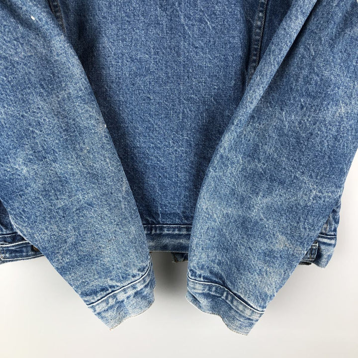 Vintage 1980'S Levi's denim jacket, made in the USA, size L, men's unclear blue type Vintage Second Hand