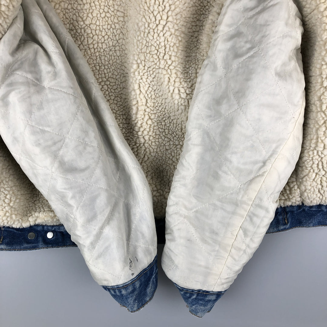 Vintage 1980'S Levi's denim jacket, made in the USA, size L, men's unclear blue type Vintage Second Hand