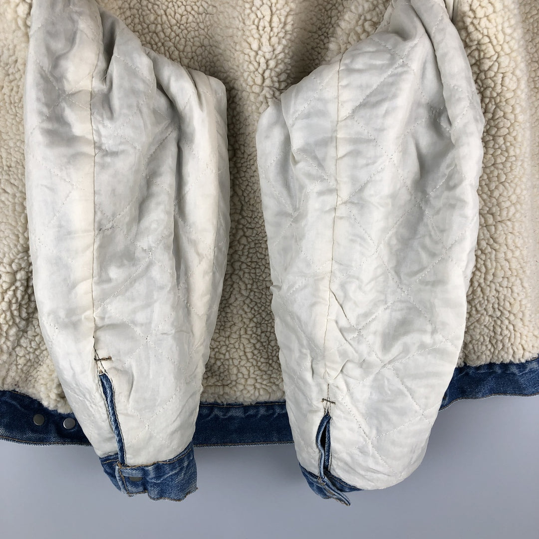 Vintage 1980'S Levi's denim jacket, made in the USA, size L, men's unclear blue type Vintage Second Hand