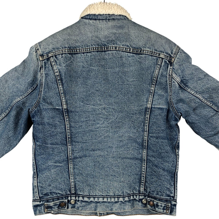 Vintage 1980'S Levi's denim jacket, made in the USA, size M, men's unclear blue type Vintage Second Hand