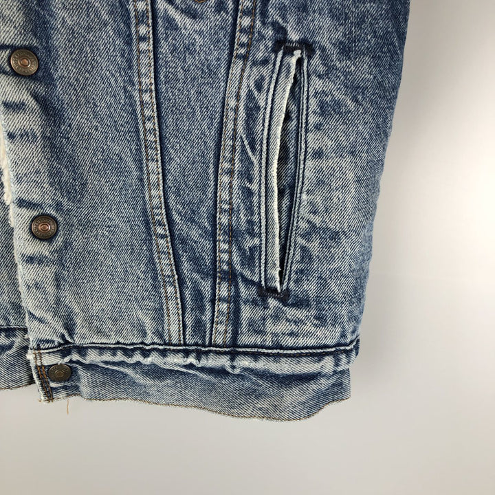 Vintage 1980'S Levi's denim jacket, made in the USA, size M, men's unclear blue type Vintage Second Hand
