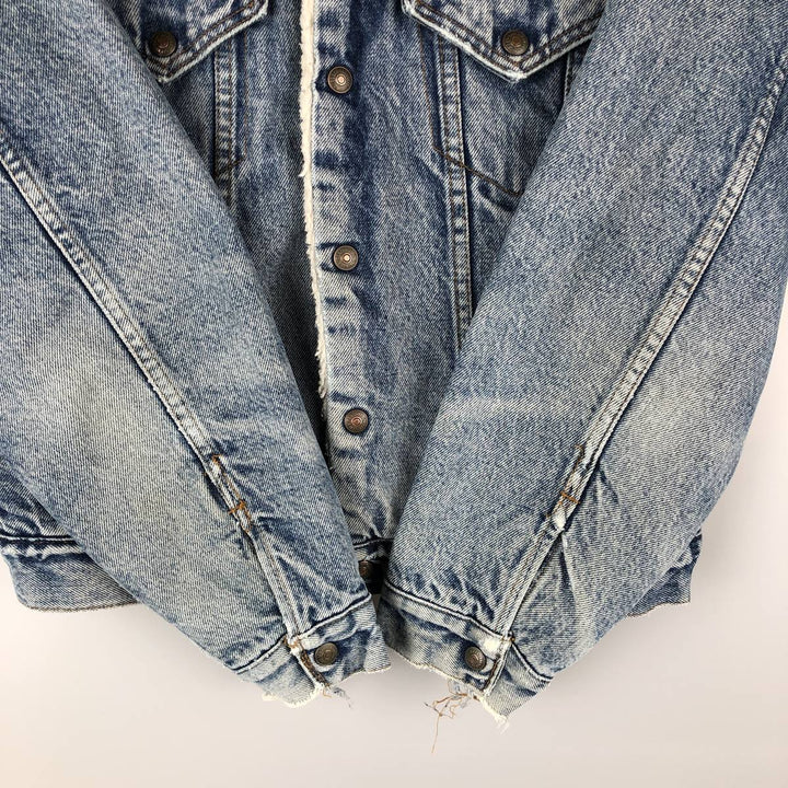 Vintage 1980'S Levi's denim jacket, made in the USA, size M, men's unclear blue type Vintage Second Hand
