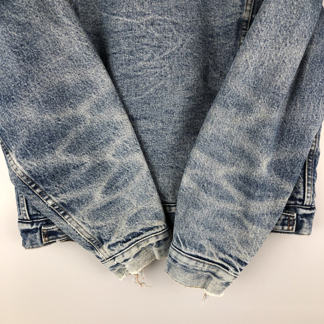 Vintage 1980'S Levi's denim jacket, made in the USA, size M, men's unclear blue type Vintage Second Hand