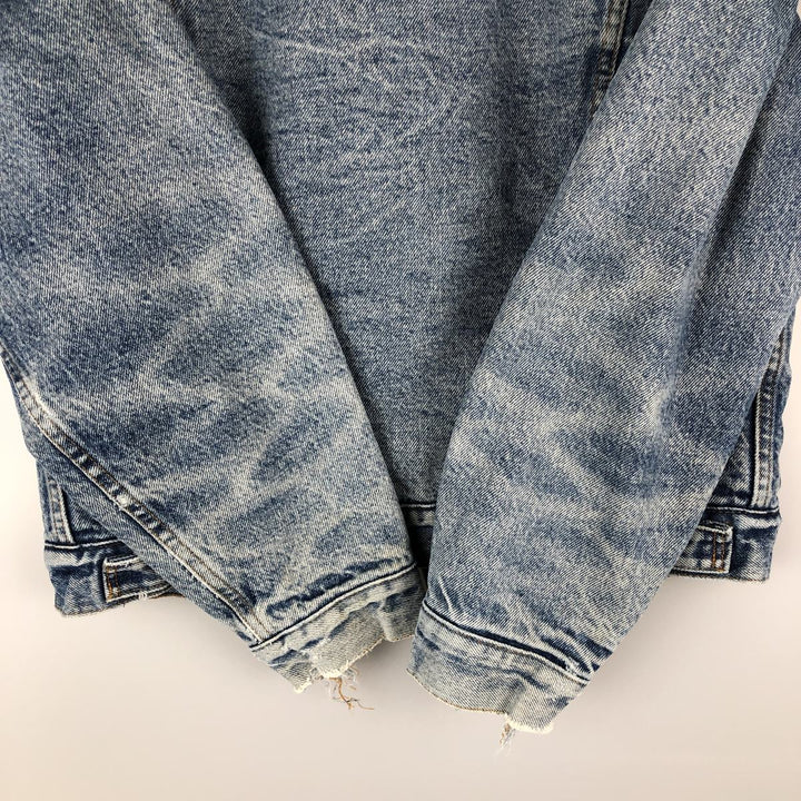 Vintage 1980'S Levi's denim jacket, made in the USA, size M, men's unclear blue type Vintage Second Hand