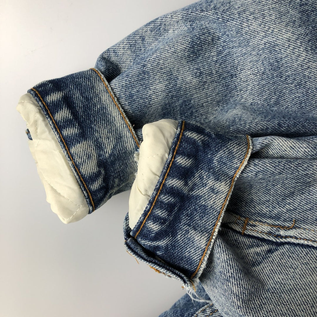 Vintage 1980'S Levi's denim jacket, made in the USA, size M, men's unclear blue type Vintage Second Hand