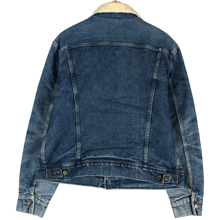 Vintage 1980'S Lee Riders denim jacket, made in Italy, size L, men's. cotton blue type Vintage Second Hand