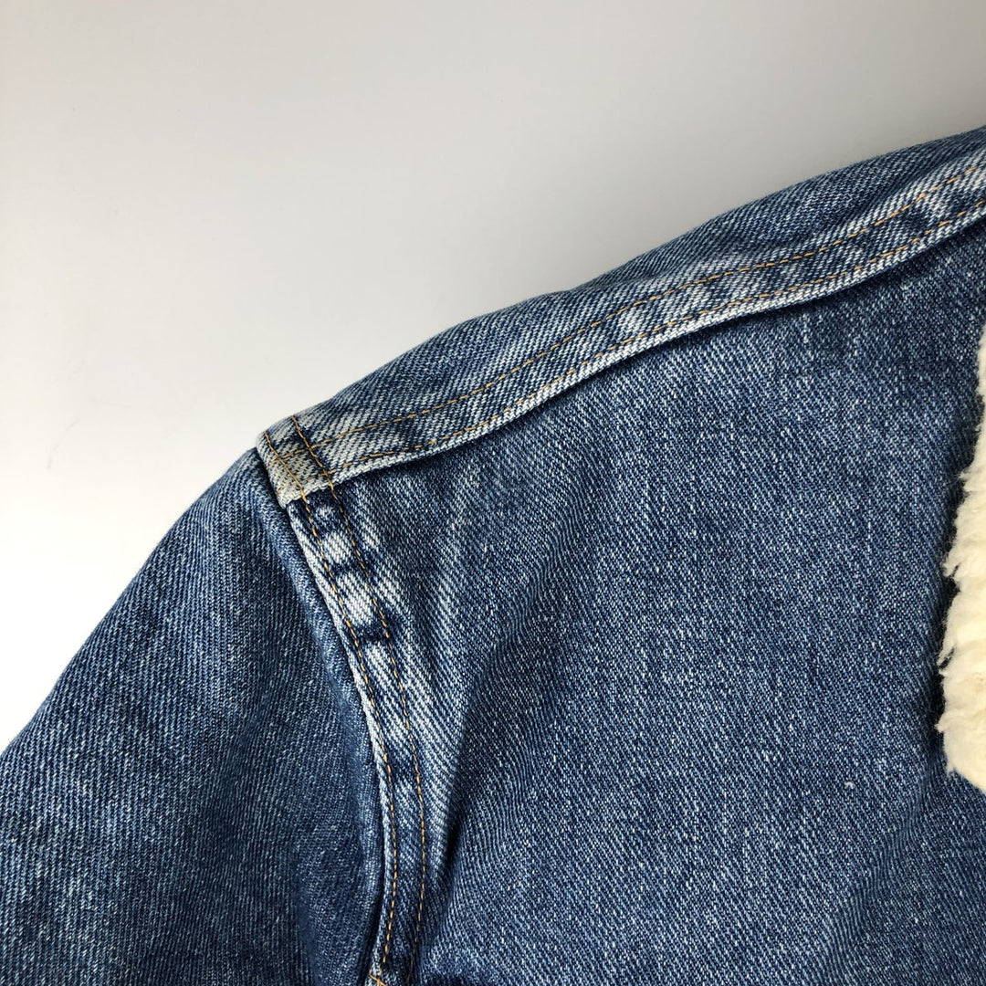 Vintage 1980'S Lee Riders denim jacket, made in Italy, size L, men's. cotton blue type Vintage Second Hand