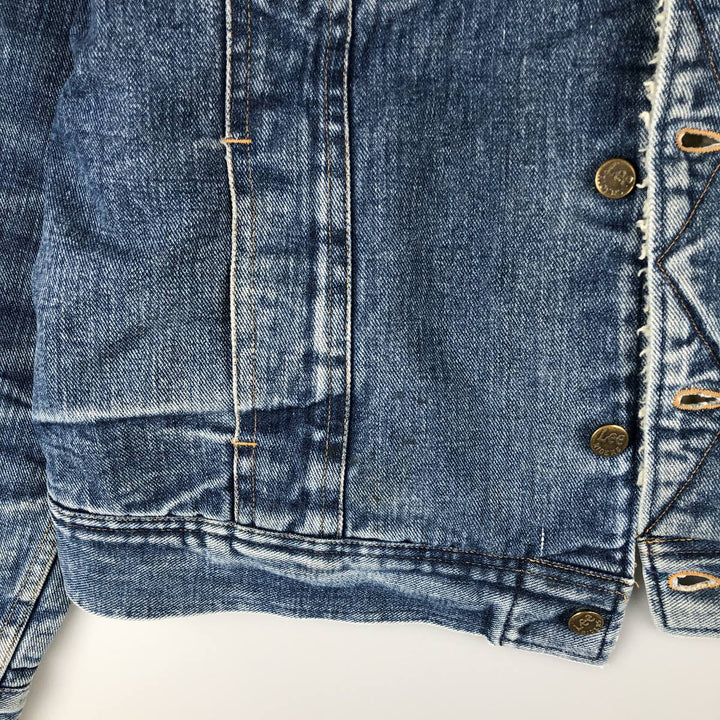 Vintage 1980'S Lee Riders denim jacket, made in Italy, size L, men's. cotton blue type Vintage Second Hand
