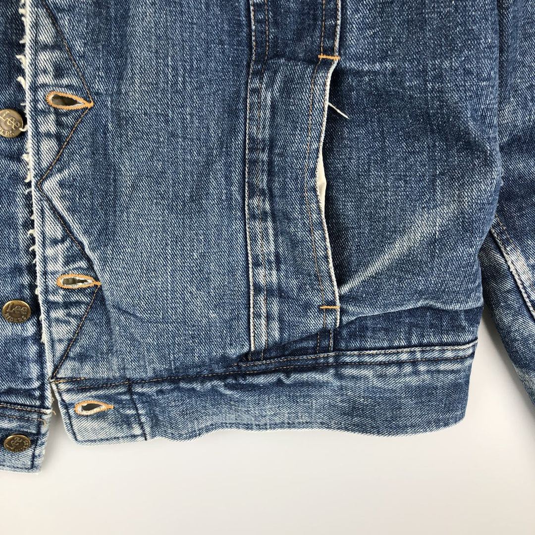 Vintage 1980'S Lee Riders denim jacket, made in Italy, size L, men's. cotton blue type Vintage Second Hand