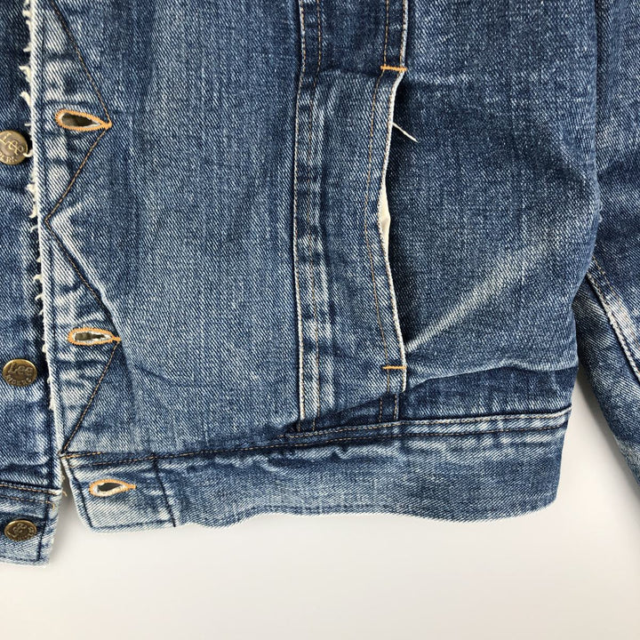 Vintage 1980'S Lee Riders denim jacket, made in Italy, size L, men's. cotton blue type Vintage Second Hand