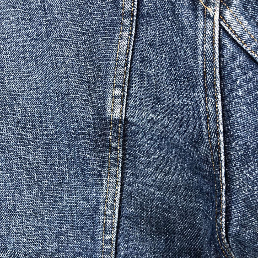 Vintage 1980'S Lee Riders denim jacket, made in Italy, size L, men's. cotton blue type Vintage Second Hand