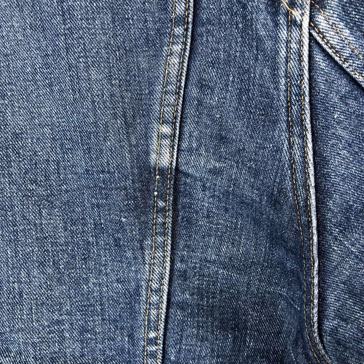 Vintage 1980'S Lee Riders denim jacket, made in Italy, size L, men's. cotton blue type Vintage Second Hand